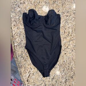 Body Slimmers by Nancy Ganz Stylish Black Shapewear Piece 34B